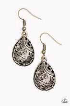 Load image into Gallery viewer, Jungle Vines Brass Earrings