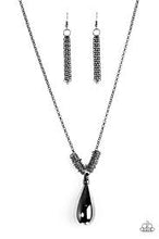 Load image into Gallery viewer, Just A Drop Black Necklace - Angie's $5.00 Bling