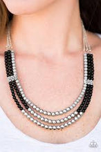 Load image into Gallery viewer, Just Bead You Black Necklace - Angie's $5.00 Bling