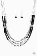 Load image into Gallery viewer, Just Bead You Black Necklace - Angie's $5.00 Bling