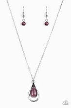 Load image into Gallery viewer, Just Drop It Purple Necklace - Angie's $5.00 Bling