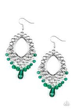 Load image into Gallery viewer, Just Say Noir Green Earrings