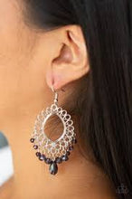 Load image into Gallery viewer, Just Say Noir Purple Earrings