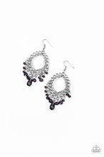 Load image into Gallery viewer, Just Say Noir Purple Earrings