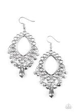 Load image into Gallery viewer, Just Say Noir Silver Earrings