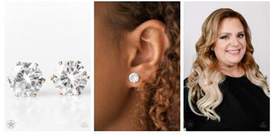 Just in TIMELESS Gold Blockbuster Earrings - Angie's $5.00 Bling