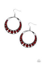 Load image into Gallery viewer, Ka-Pow Dazzle Red Earrings