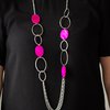 Load image into Gallery viewer, Kaleidoscope Coasts Pink Necklace