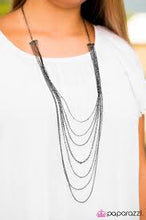 Load image into Gallery viewer, Keepin it Street Black Necklace - Angie&#39;s $5.00 Bling