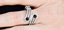 Load image into Gallery viewer, Kill Em With Class Black Skinny Band Ring - Angie&#39;s $5.00 Bling