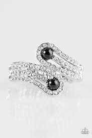 Kill Em With Class Black Skinny Band Ring - Angie's $5.00 Bling