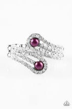 Load image into Gallery viewer, Kill Em With Class Purple Skinny Band Ring