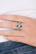 Load image into Gallery viewer, Kill Em With Class Purple Skinny Band Ring