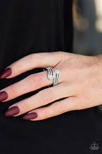 Load image into Gallery viewer, Kill em With Class White Skinny Band Ring