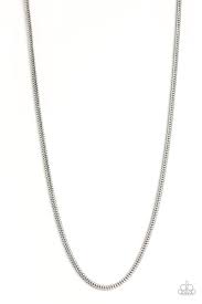 Killer Crossover Silver Men's Necklace