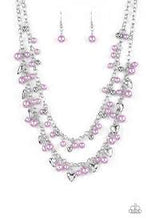 Load image into Gallery viewer, Kindhearted Heart Purple Necklace - Angie's $5.00 Bling