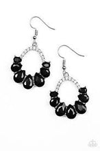 Load image into Gallery viewer, Kissable Shimmer Black Earrings
