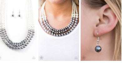 Lady in Waiting Multi Pearl Blockbuster Necklace - Angie's $5.00 Bling