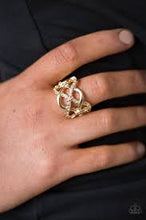 Load image into Gallery viewer, Lay On the Shimmer Gold Ring - Angie's $5.00 Bling