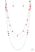 Load image into Gallery viewer, Laying the Groundwork Red Necklace