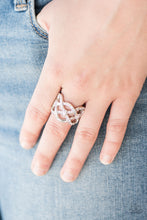 Load image into Gallery viewer, Lay on the Shimmer White Ring - Angie's $5.00 Bling