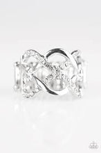 Load image into Gallery viewer, Lay on the Shimmer White Ring - Angie's $5.00 Bling