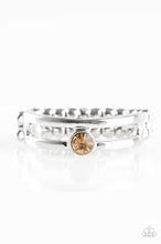 Load image into Gallery viewer, Lead the Line Brown Skinny Band Ring
