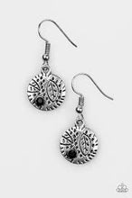 Load image into Gallery viewer, Leaf It to Chance Black Earrings