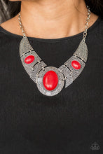 Load image into Gallery viewer, Leave Your Landmark Red Necklace