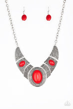 Load image into Gallery viewer, Leave Your Landmark Red Necklace