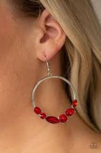Load image into Gallery viewer, Legendary Luminescence Red Earrings