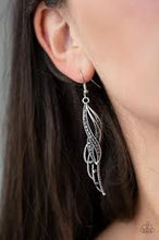 Load image into Gallery viewer, Let Down Your Wings Silver Earrings