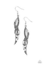 Load image into Gallery viewer, Let Down Your Wings Silver Earrings