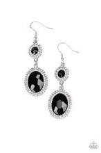 Load image into Gallery viewer, Let It Bedazzle Black Earrings