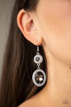 Load image into Gallery viewer, Let It Bedazzle Silver Earrings