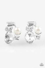 Load image into Gallery viewer, Let Me Glow White Post Earrings