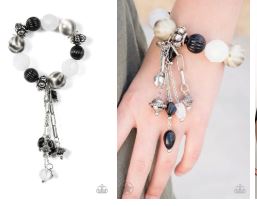 Lights! Camera! Action! Black Blockbuster Bracelet - Angie's $5.00 Bling