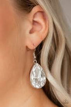 Load image into Gallery viewer, Limo Ride White Earrings
