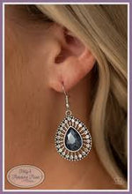 Load image into Gallery viewer, Limo Service Blue Earrings