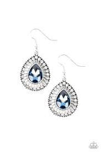 Load image into Gallery viewer, Limo Service Blue Earrings