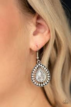 Load image into Gallery viewer, Limo Service White Earrings