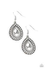 Load image into Gallery viewer, Limo Service White Earrings