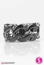Load image into Gallery viewer, Link Up Black Ring - Angie's $5.00 Bling