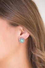 Load image into Gallery viewer, Little Lady Green Post Earrings