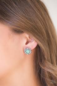 Little Lady Green Post Earrings