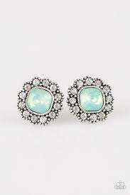 Little Lady Green Post Earrings