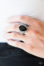 Load image into Gallery viewer, Live Like a Queen Black Ring - Angie's $5.00 Bling