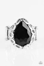 Load image into Gallery viewer, Live Like a Queen Black Ring - Angie's $5.00 Bling