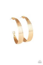 Load image into Gallery viewer, Live Wire Gold Hoops