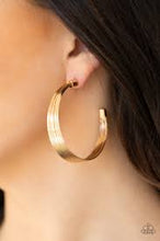 Load image into Gallery viewer, Live Wire Gold Hoops